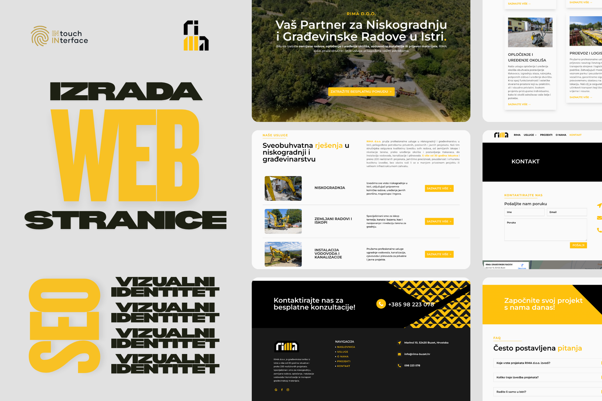 Rima - izrada web stranice